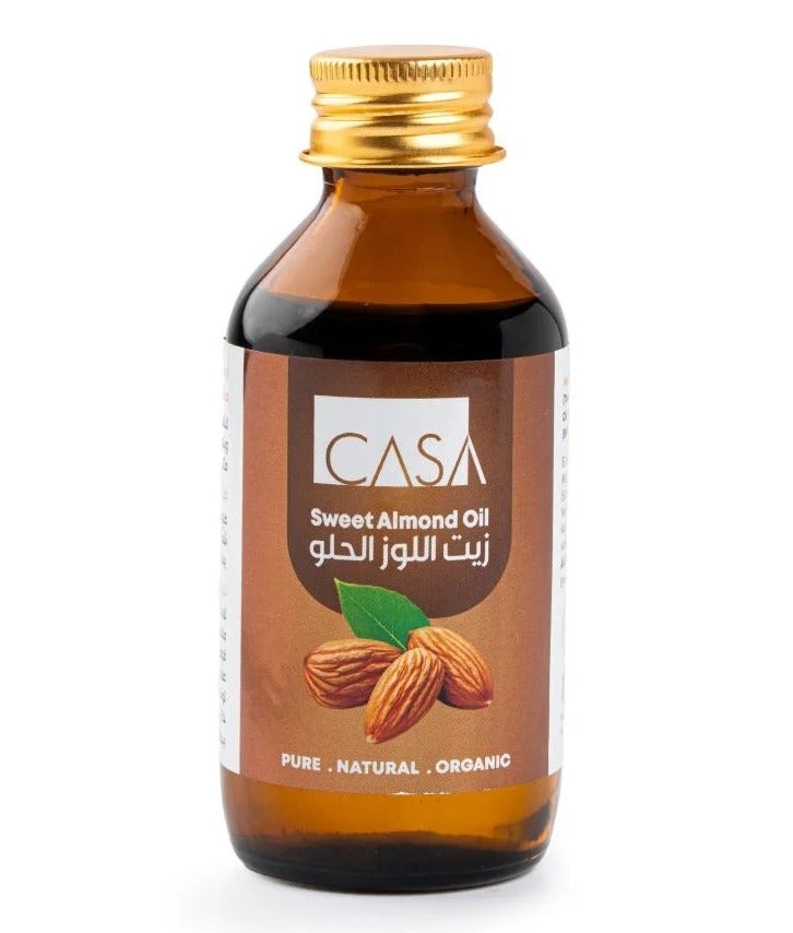 كازا زيت اللوز الحلو الطبيعي والنقي لترطيب وتنعيم البشرة والشعر - 120 مل - Image 4